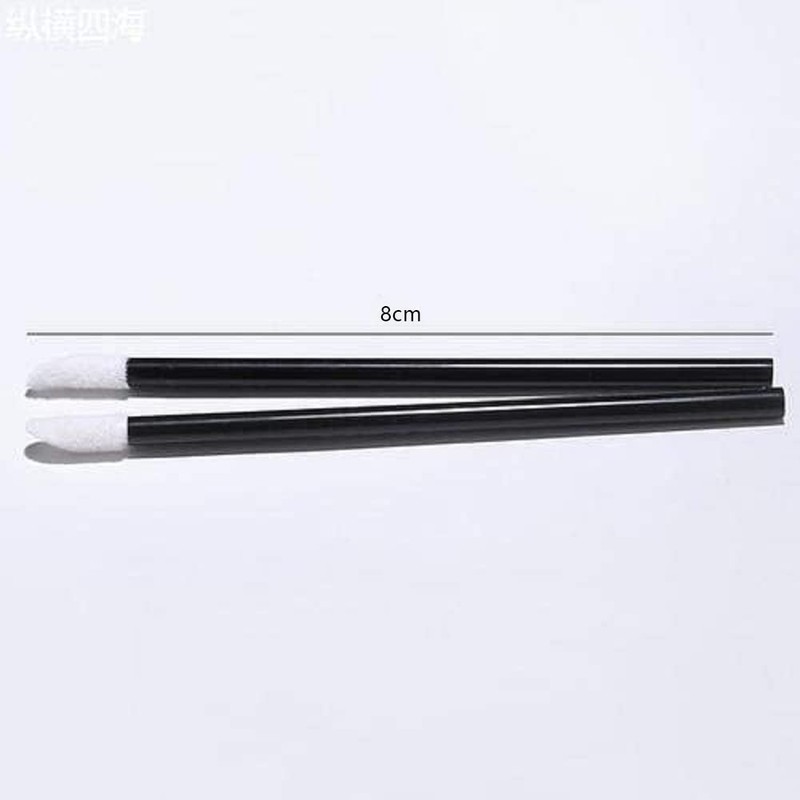 FELICIA 100pcs Microfiber Brushes Eyelash Applicator Disposable Lip Brush Pine