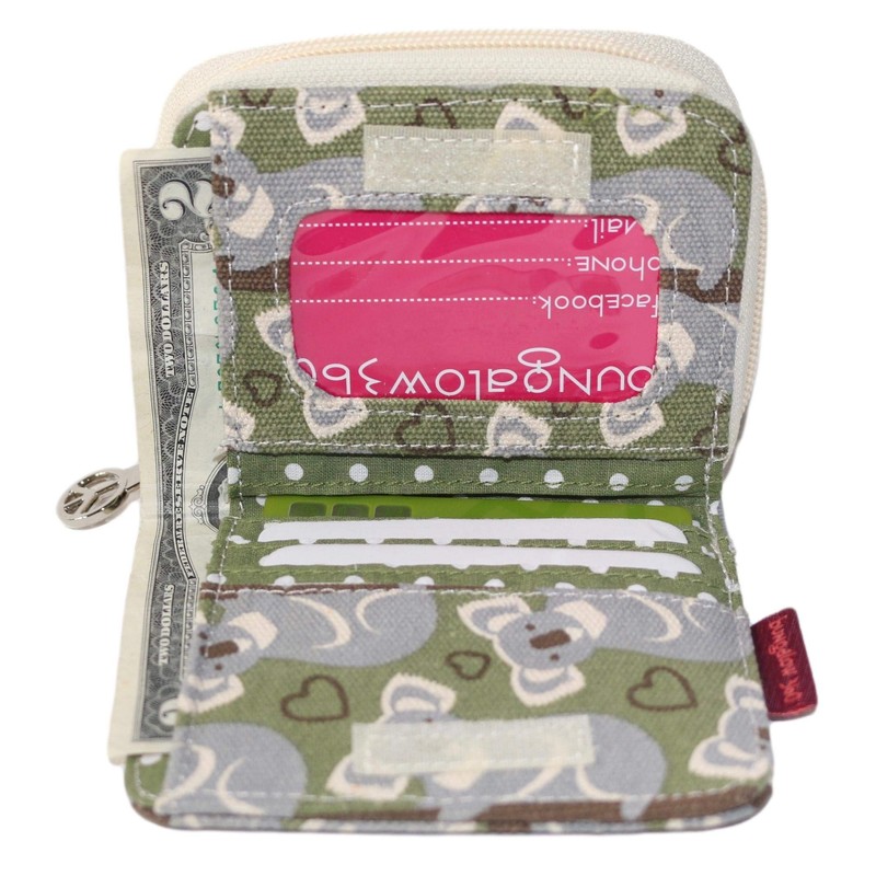 bungalow 360 Billfold Vegan Wallet (Koala Bear)
