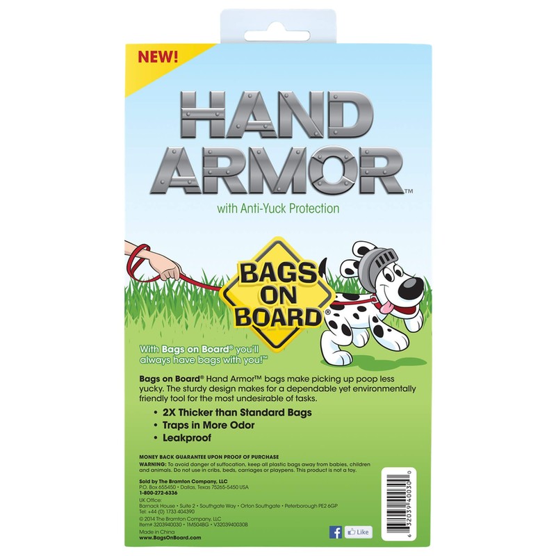 Bags on Board Hand Armor Extra Thick Pick-Up Bags (Bag