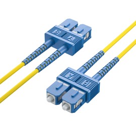 OS2 SC to SC duplex fiber optic cable, singlemode jumper, 5-meter(16.4ft)