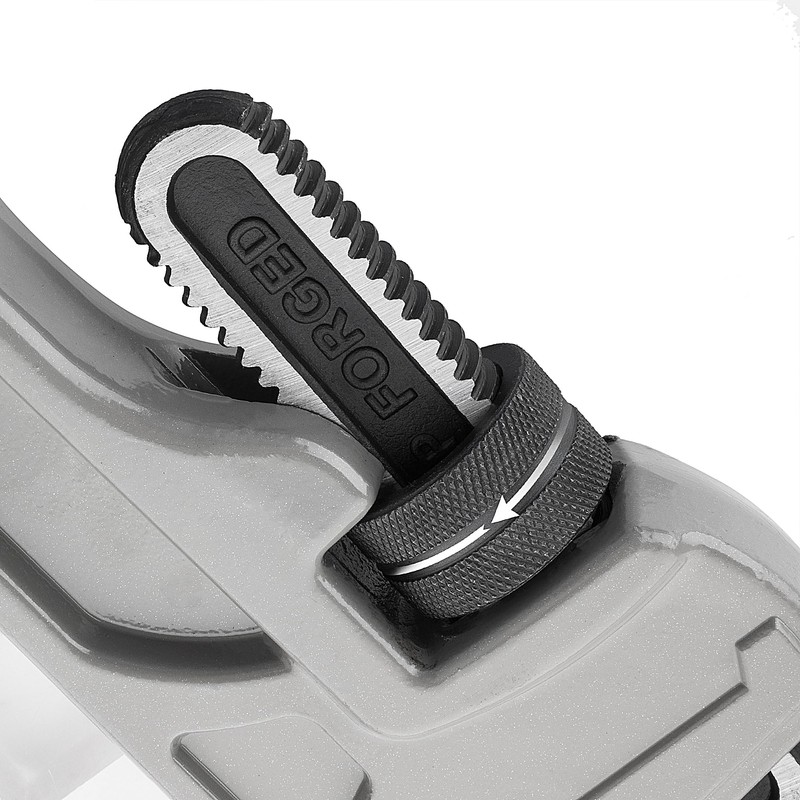 DURATECH 36-inch Heavy Duty Aluminum Straight Pipe Wrench, Adjustable Plumbing