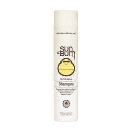Sun Bum Curls & Waves Shampoo | Vegan and Cruelty Free Moisturizing Hair Wash for Wavy and Curly Hair | 10 oz