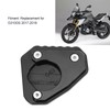 Motorcycle Kickstand Extender Pad Support Plate Aluminium Alloy Replacement for