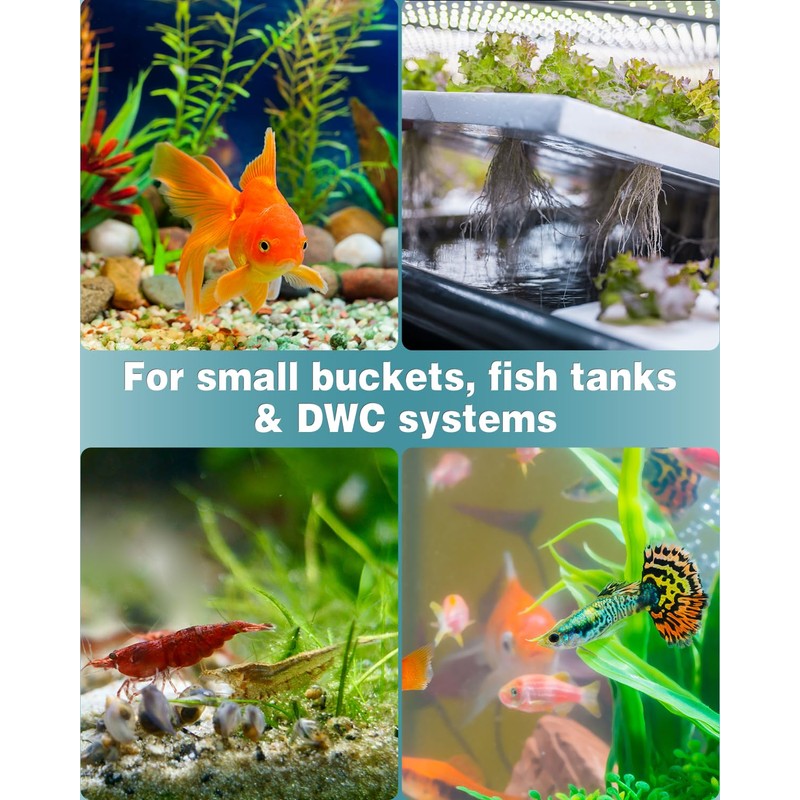 Pawfly Aquarium Air Stone 1 Inch, Fish Tank Air Stone