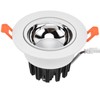 LED Downlight Aluminum Adjustable Angle Dustproof Ceiling Embedded Spotlight for