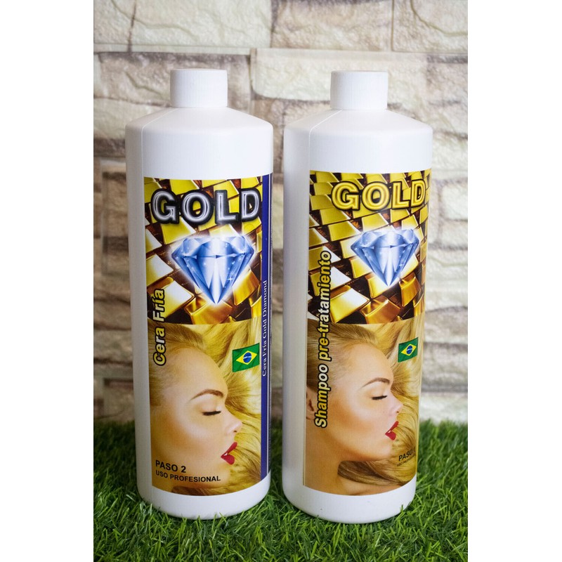 Tratamiento de Keratina Capilar CERA FRIA Keratina 32 OZ +Shampo