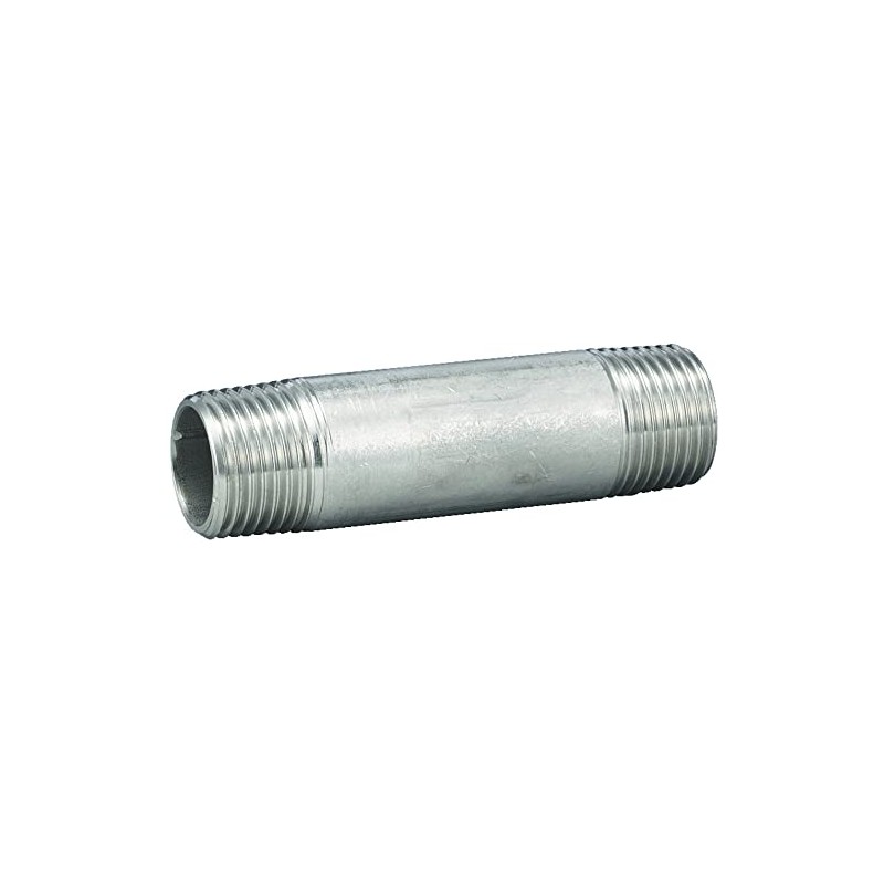 Flowbal Screw Fitting SUS316 Double Length Nipple VLN-316-04050 1/2x50