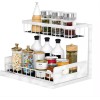 AIDERLY Under Sink Organizers Storage 2 Tier Slide Out Kitchen