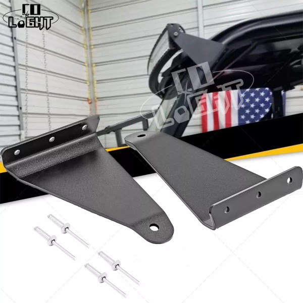 COLIGHT Fullsize 50''/52" Led Light Bar Roof Brackets Fit Polaris