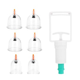 Massage Cupping Set, 6pcs/lot Cups Chinese Medical Cupping Sets Device Vacuum Suction Body Cupping Cans Healthy Massage for Cupping Massage