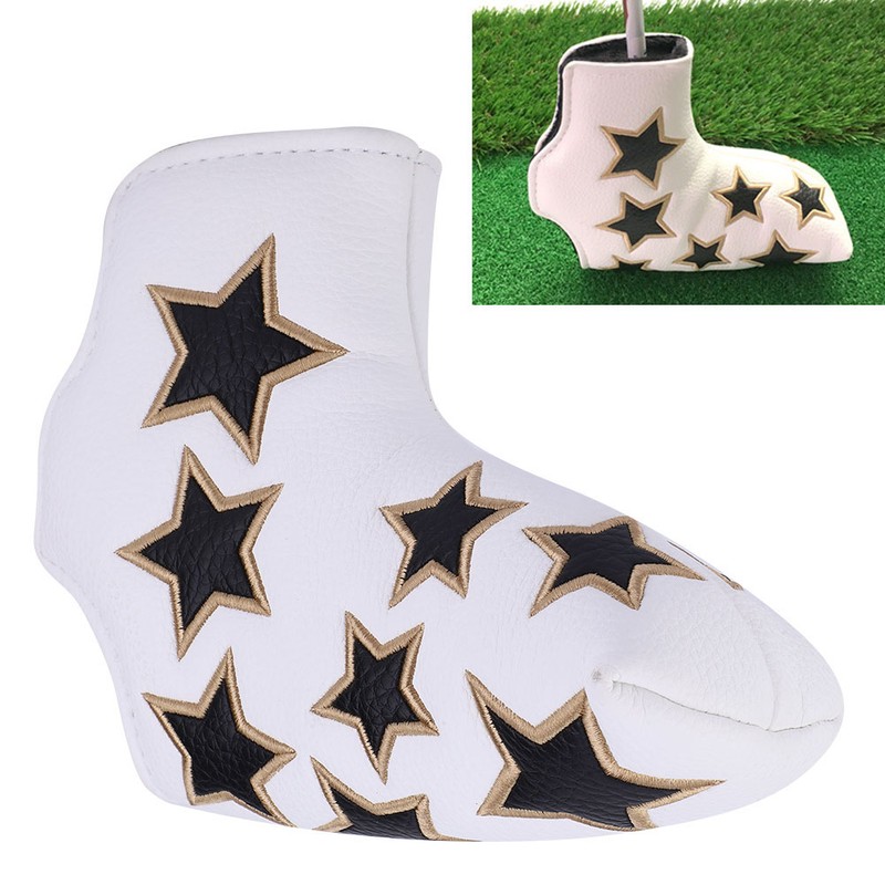 L Shape PU Leather Star Embroidery Semicircular Waterproof Thicken Plush