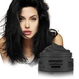 COLAYERIST Black Temporary Hair Colour Washable (Black)