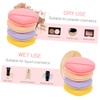 BIUDECO 4pcs Round Makeup Sponges for Foundation Soft Foam Blending