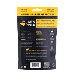 MOUNTAIN WILD MOUNTAIN WILD Training Treat Nibs for Dogs, Elk & Deer Protein, Rewards for Effective Dog Training, All Natural, No Fillers, No Artificial Preservatives (4 Ounce, 1, Count)