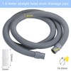 Xpieoyrm 1.5 m Drain Hose Extension Set, Diameter 20 mm,