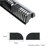 HomeSmart 5 x 1 Metre Over Fascia Vents for Roof