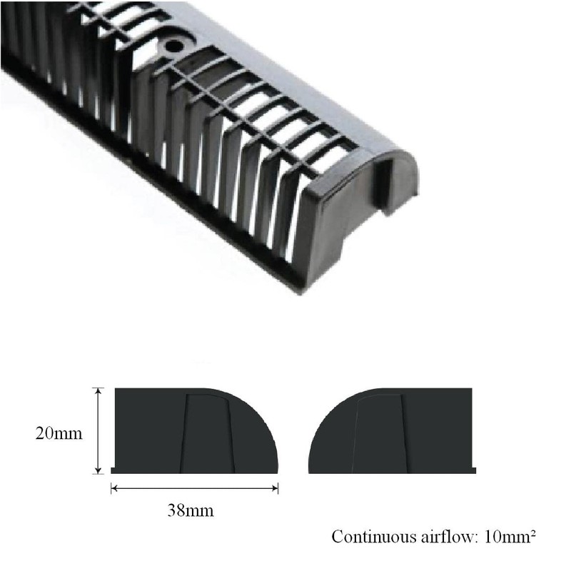 HomeSmart 5 x 1 Metre Over Fascia Vents for Roof