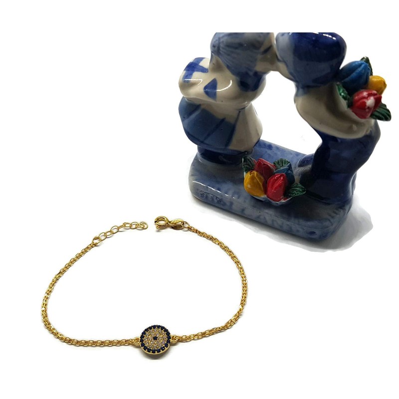 MYSTIC JEWELS by Dalia – Turkish Eye Motif Zircon Bracelet