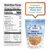 Eden Organic Brown Sesame Seed, Unhulled & Raw, 14.2 oz