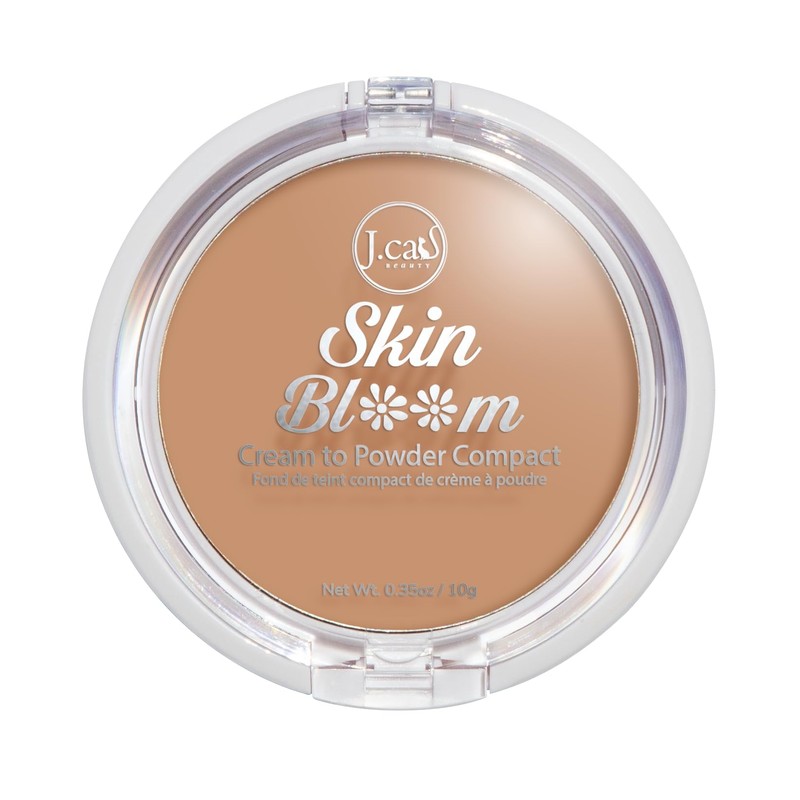 Skin Bloom Cream to Powder Compact, Almond, Women's Makeup and