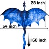 JEKOSEN Ice Dragon 54" Huge Kite for Kids and Adults