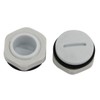 sourcing map GLW-PG11 Nylon Connector Thread Cable Gland End Cap