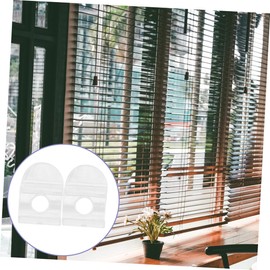 FUNOMOCYA 2pcs Transparent Cordless Roller Shade Handles Sturdy Blind Pulls for Easy Use Compatible with Roller Blinds for Offices and Homes