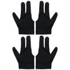 4PCS Billiard Gloves Three Finger Cue Snooker Billiard Pool Shooters