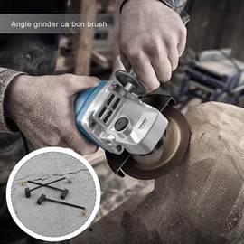 OTOTEC Kohlebürsten Motorkohlen, Kompatibel mit Black & Decker Winkelschleifer KG65 KG72 KG90 KG 65A KG 72A D97, 6,5 x 8 x 16 mm, 2 Paar