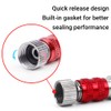 1/8 Inch Airbrush Quick Connect Coupling, Red Air Brush Adapter