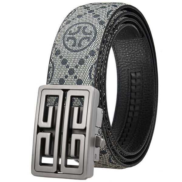 Hatamoto Leather Belt for Men Ratchet Adjustable Slide Belt 1