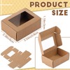 Zonon 100 Pieces Soap Boxes for Homemade Packaging Small Kraft