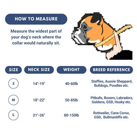 Spark Paws Tactical Dog Collar - Heavy Duty, Premium Quality, Thick and Durable for Large and Medium Dogs - Black - S