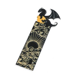 Anime Black Dragon Acrylic Bookmarks - Acrylic Book Mark Collection Birthday Gift for Book Lovers Men Women Teacher Readers Friend Kid Marker Reading (SQ0575-Dragon)
