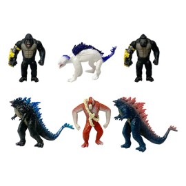Godzilla Vs King Kong Figuras De Juguete Para Niños 6 Piezas