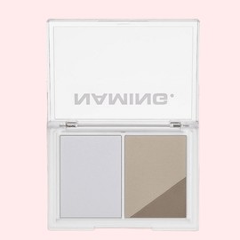 Naming Fluffy Volume & Shading Duo 9.8g 2 colors, clear cool gray, 1 piece / 네이밍 플러피 볼륨 앤 쉐딩 듀오 9.8g 2 color, 클리어 쿨 그레이, 1개