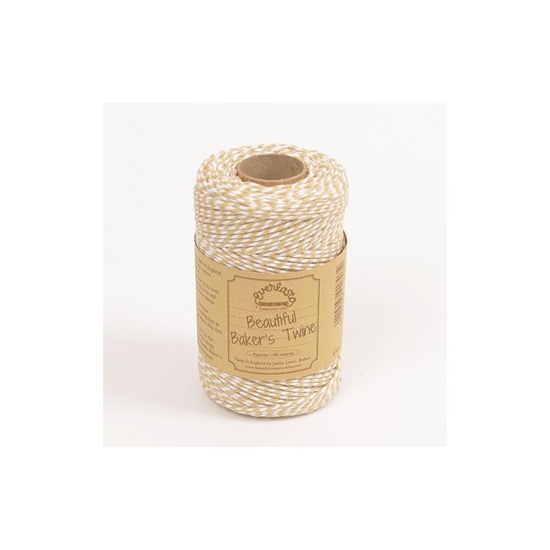 100m - Everlasto Solid 'Beautiful Bakers Twine' (2mm approx) (Apricot)