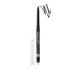 Rimmel Exaggerate Smoke n' Shine Automatic Gel Eyeliner,001 Little Black Smokey, (Pack of 2)