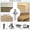 Akylin Roundover Router Bits 1/2 Inch Shank,Radius 7/16" Corner Rounding