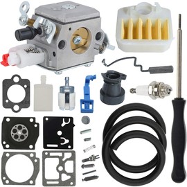 ZAMDOE 503283208 Carburetor for Husqvarna 340 340E 340EPA 345 345E 345EPA 346XP 350 350EPA 351 354EPA 357 359 Chainsaw Replace Zama C3-EL18 C3-EL42 503281614 503281812 Carburetor