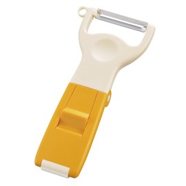 Pearl Metal C-5734 Peeler, Orange (Made in Japan)