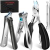 Toenail Clippers for Seniors Thick Toenails, Large Wide Opening Toe