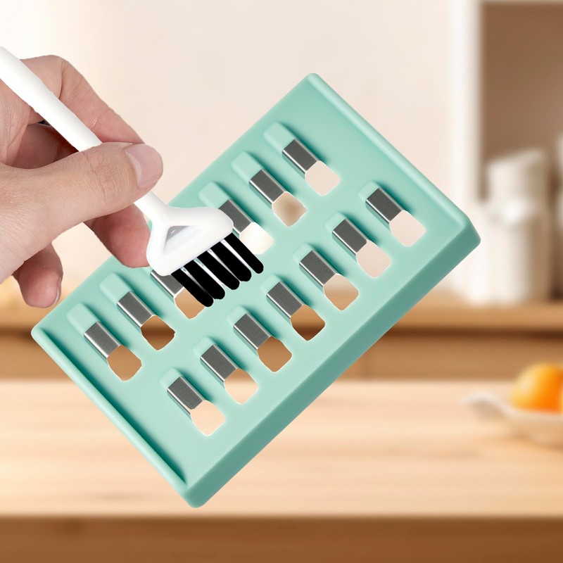 Chovbe Gemüsehobel Multifunktional – 6 Klingen Gemüseschneider mit Khaki Grün,