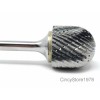 HELONGCO SC9D Cylindrical Cut Tungsten Carbide Burr Bur Cutting Tool