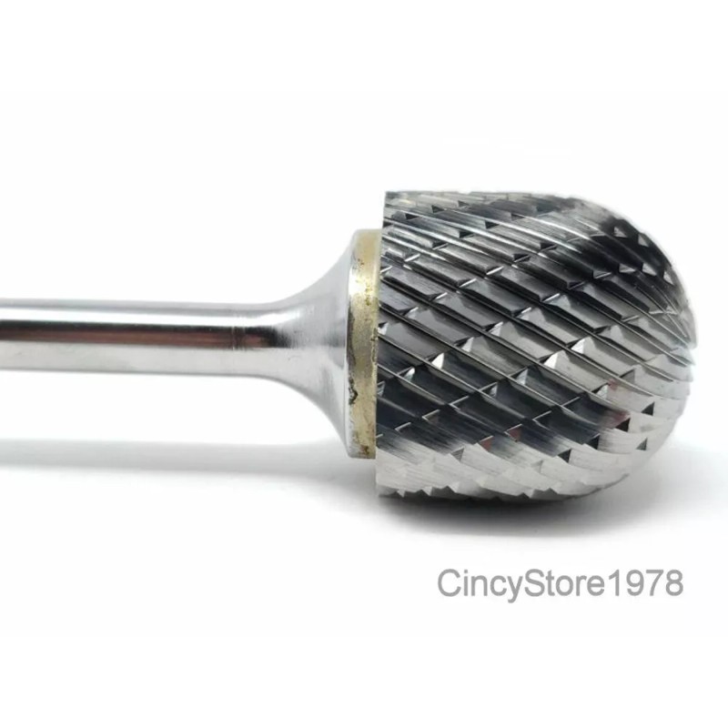 HELONGCO SC9D Cylindrical Cut Tungsten Carbide Burr Bur Cutting Tool