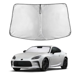 for Toyota GR86 2022 2023 Windshield Sunshade- EcoNour 240T Polyester Material Cars Sun Visor Reflector Blocks UV Rays - Foldable Sunshade Interior Protection Accessories