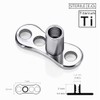 WARRIOR Sterile Piercing Titanium Dermal Anchor G23 ASTM F136-13 with