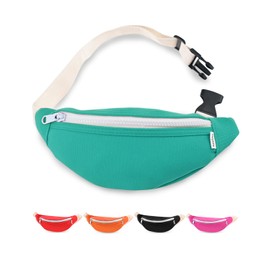 Fanny Pack for Kids, Small Waist Bags for Boys and Girls, Fashionable Waist Pack, Crossbody Belt Bag with Adjustable Strap, Lightweight Chest Bag for Sports Running, Camping, and Travel