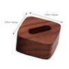 Healeved Elegant Wood Ring Display Holder for Jewelry Storage Unique