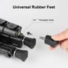 Nineigh 3 Pcs Tripod Feet Rubber Universal Anti-Slip 1/4" Rubber